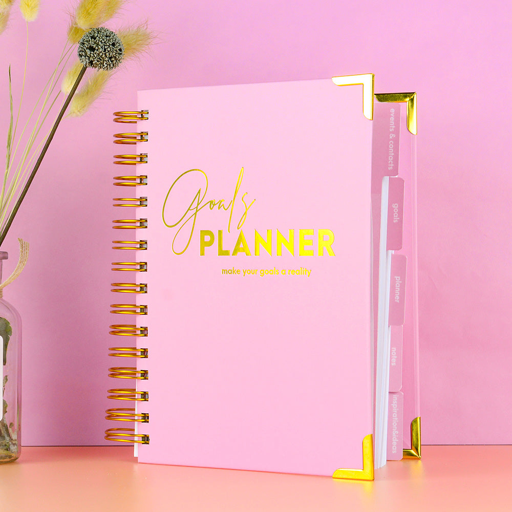 Elegant Colorful 6 Month Daily, Monthly, and Weekly  Journal/Diary/Planner Set  ***Comes W/FREE PEN***