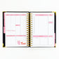 Elegant Colorful 6 Month Daily, Monthly, and Weekly  Journal/Diary/Planner Set  ***Comes W/FREE PEN***