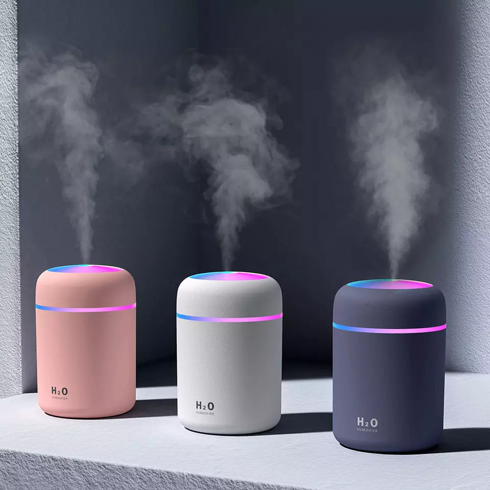 Mini Humidifier with LED Night Light