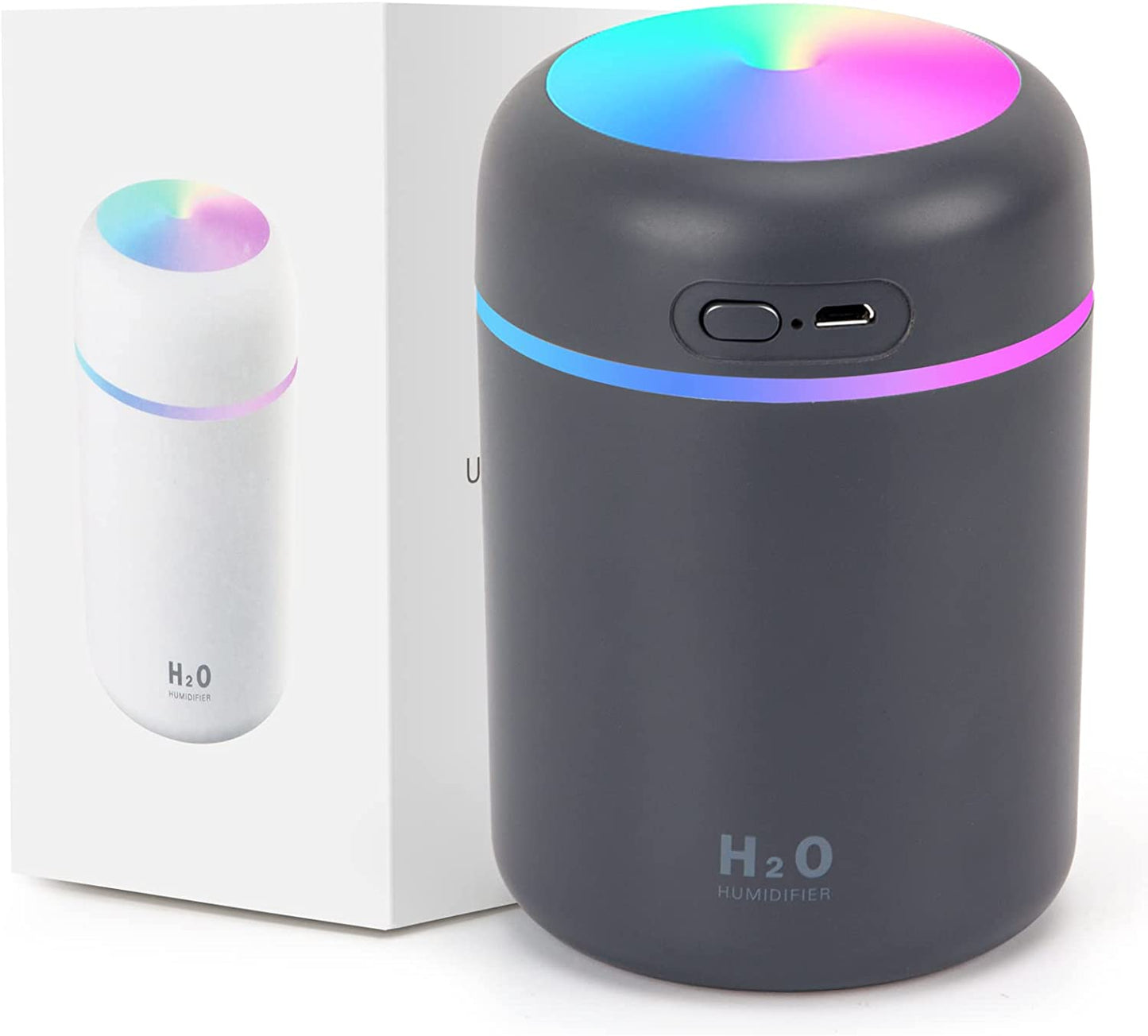 Mini Humidifier with LED Night Light