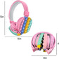 Wireless Bluetooth Bubble Pop Fidget Headset for Children and Adults.